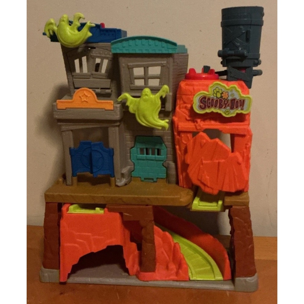 2017 Mattel Imaginext  Scooby-Doo Haunted House‎ Playset, Ghost, Minecart